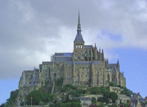 Mont St-Michel is one of the most popular tourist sites in France, 